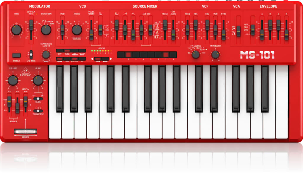 Team up with album Downtown BEHRINGER MS-101 - アナログシンセの入門機種「Roland SH-101」の復刻モデル【Supernice!DTM機材】