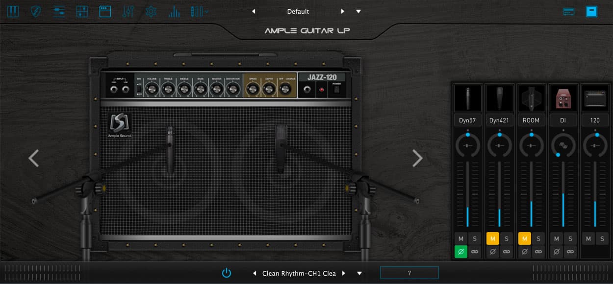 AMPLE GUITAR SH III：キャビネットシミュレーター