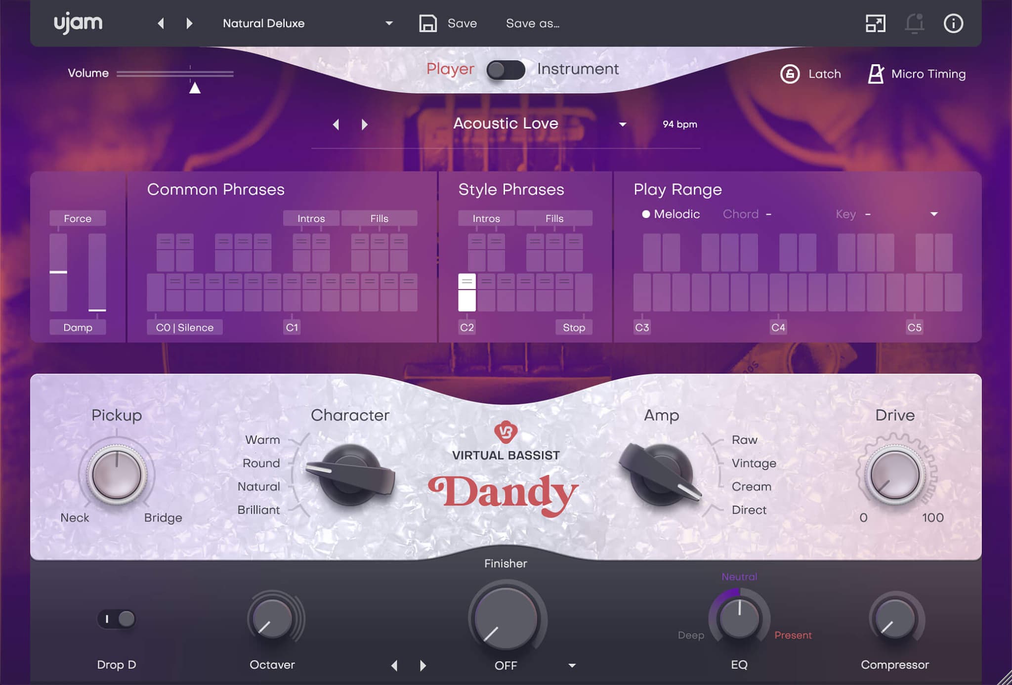 UJAM Virtual Bassist Dandy