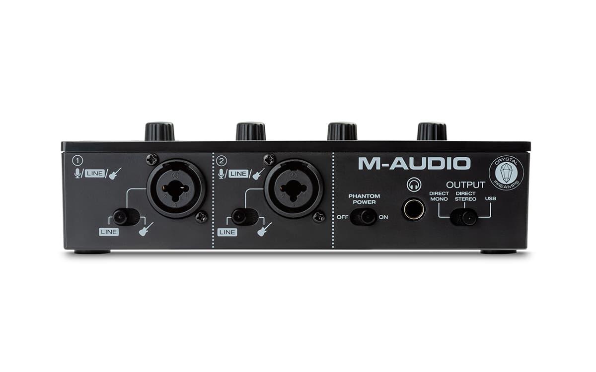 M-Track Duo HD：接続端子